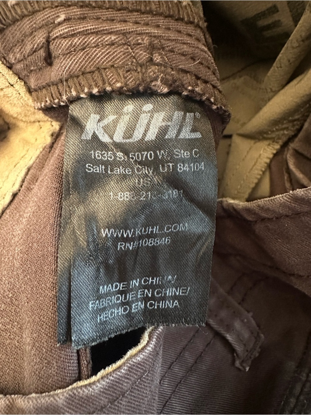 Kuhl Rebel Work Cargo Pants Jeans Men’s 30x32 Espresso - Picture 8 of 13